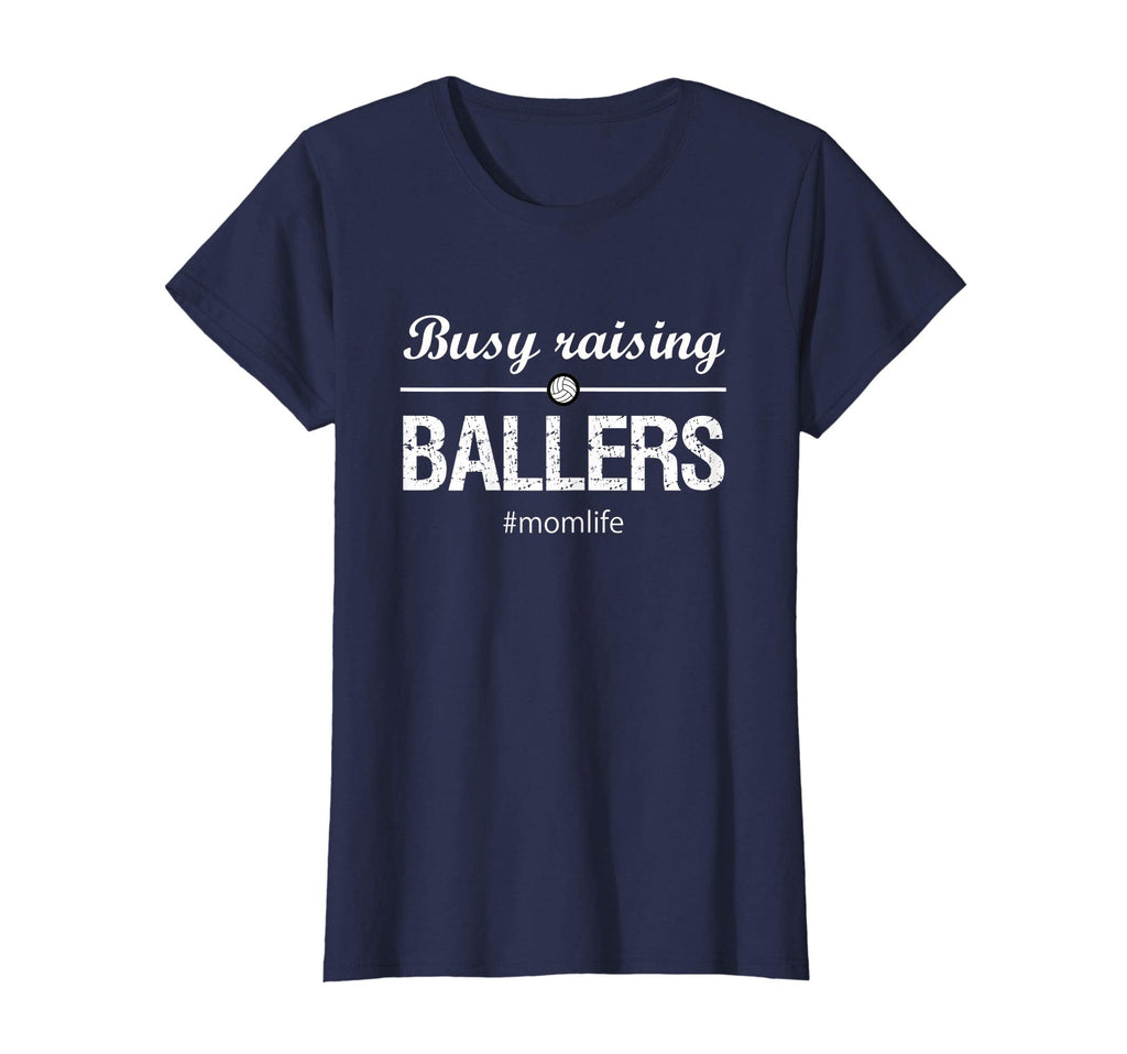 Womens Volleyball Mom Busy Raising T-Shirt - Aesthetic Graphic Unisex - T-Shirt, Sweatshirt, Hoodie