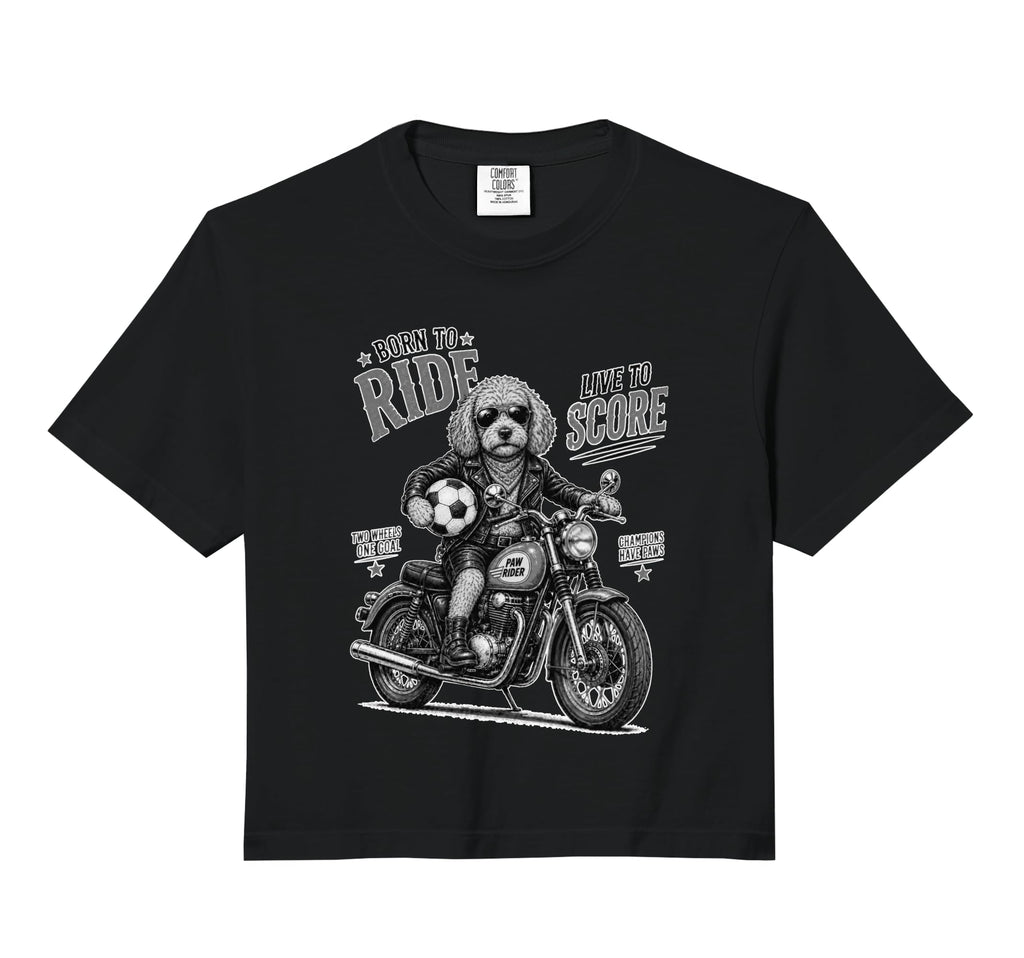 Chihuahua Motorbike Love Footbal Sweatshirt - Casual Everyday Wear Unisex - T-Shirt, Sweatshirt, Hoodie