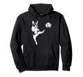 French Bulldog Soccer Player Hoodie - Casual Everyday Wear for Adults - T-Shirt, Sweatshirt, Hoodie
