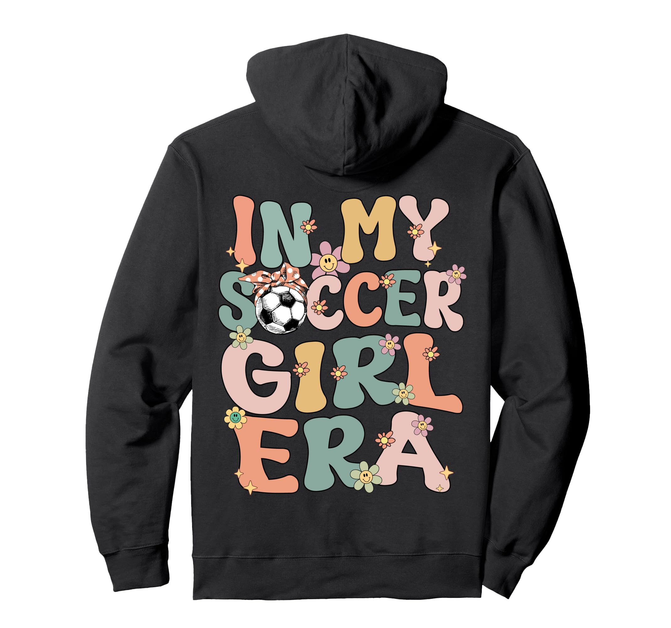 My Soccer Era Groovy Soccer Soccer Hoodie - Trendy Graphic Men Women - T-Shirt, Sweatshirt, Hoodie