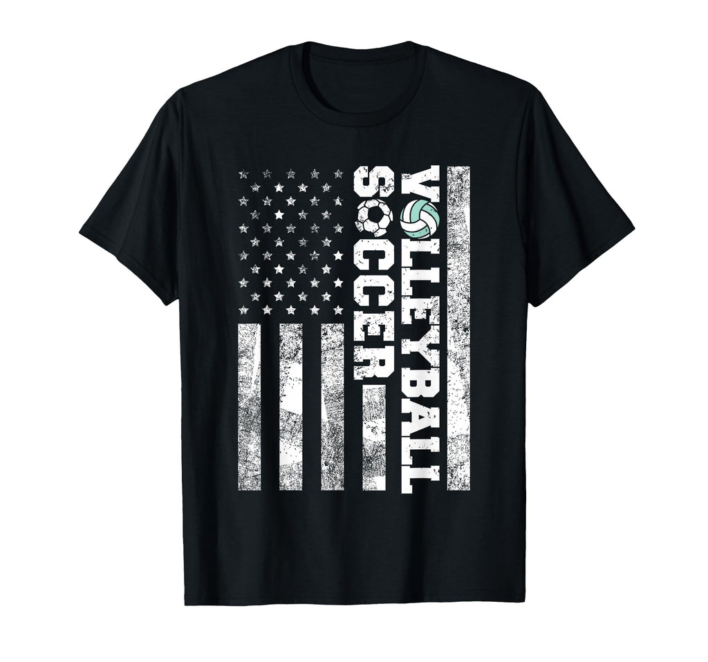American Distressed Flag Funny T-Shirt - Casual Everyday Wear Men Women - T-Shirt, Sweatshirt, Hoodie