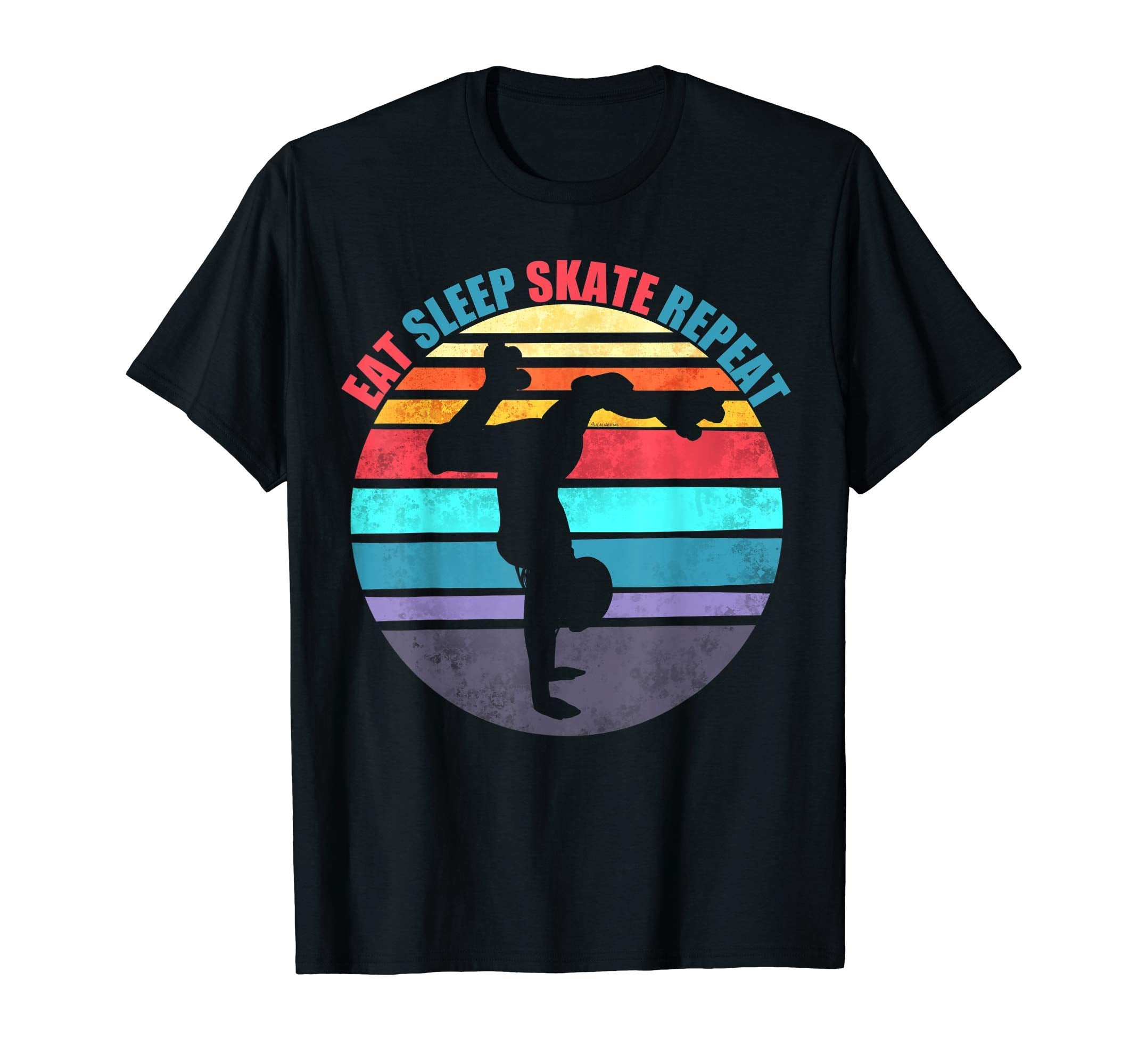 Eat Sleep Skate Repeat Fun Roller T-Shirt - Minimalist Print for Adults - T-Shirt, Sweatshirt, Hoodie