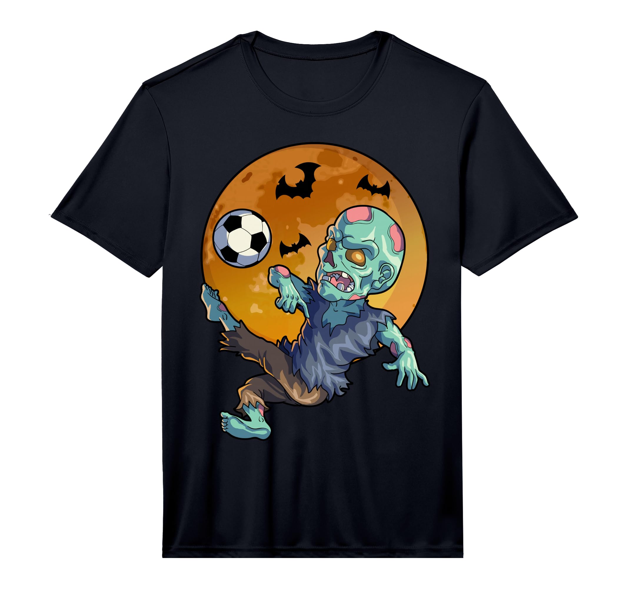 Soccer Zombie Halloween Soccer T-Shirt - Casual Everyday Wear Unisex - T-Shirt, Sweatshirt, Hoodie