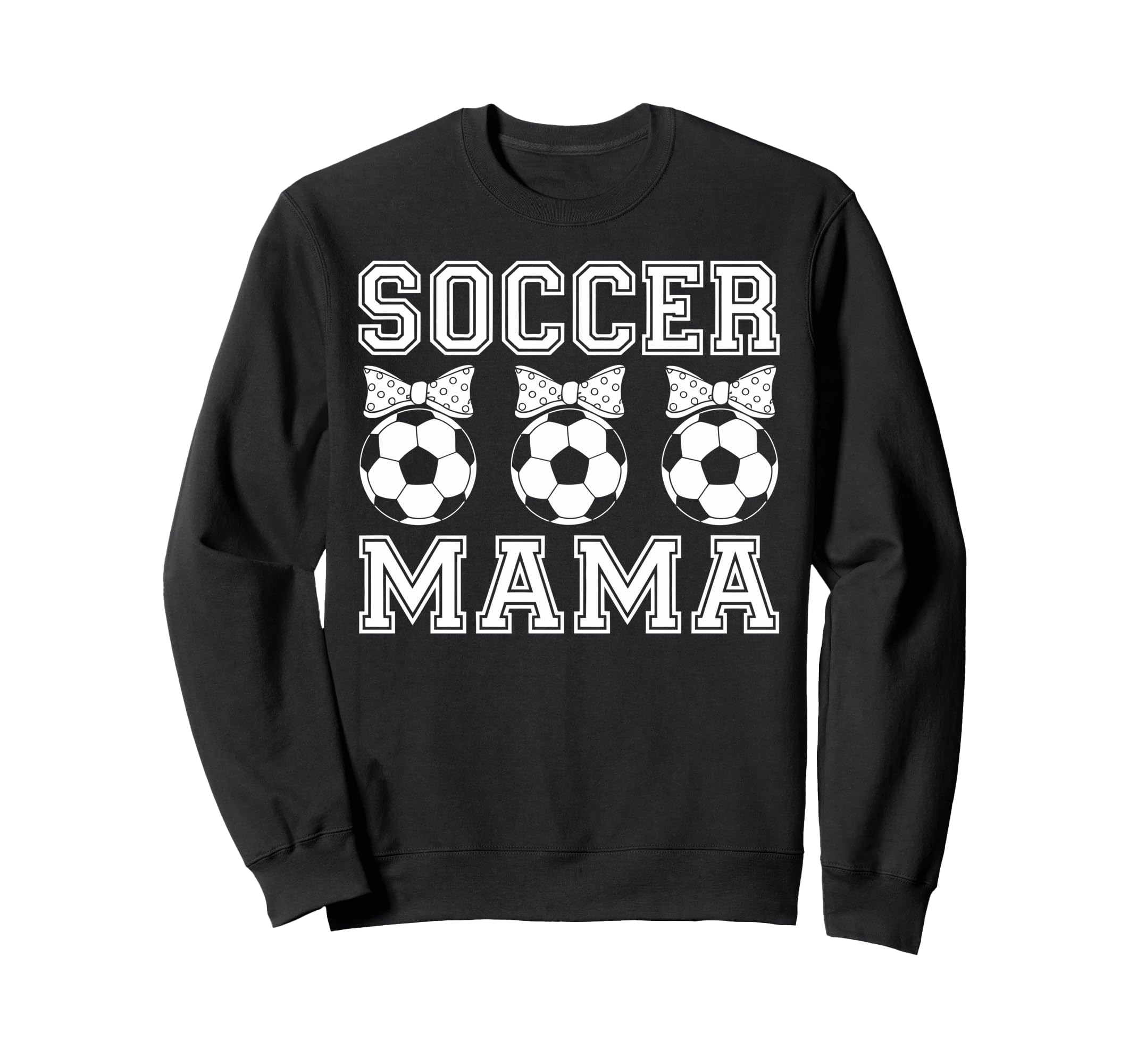 Soccer Mama Coquette Bow Soccer Mom Bow Sweatshirt - Trendy Graphic Unisex - T-Shirt, Sweatshirt, Hoodie