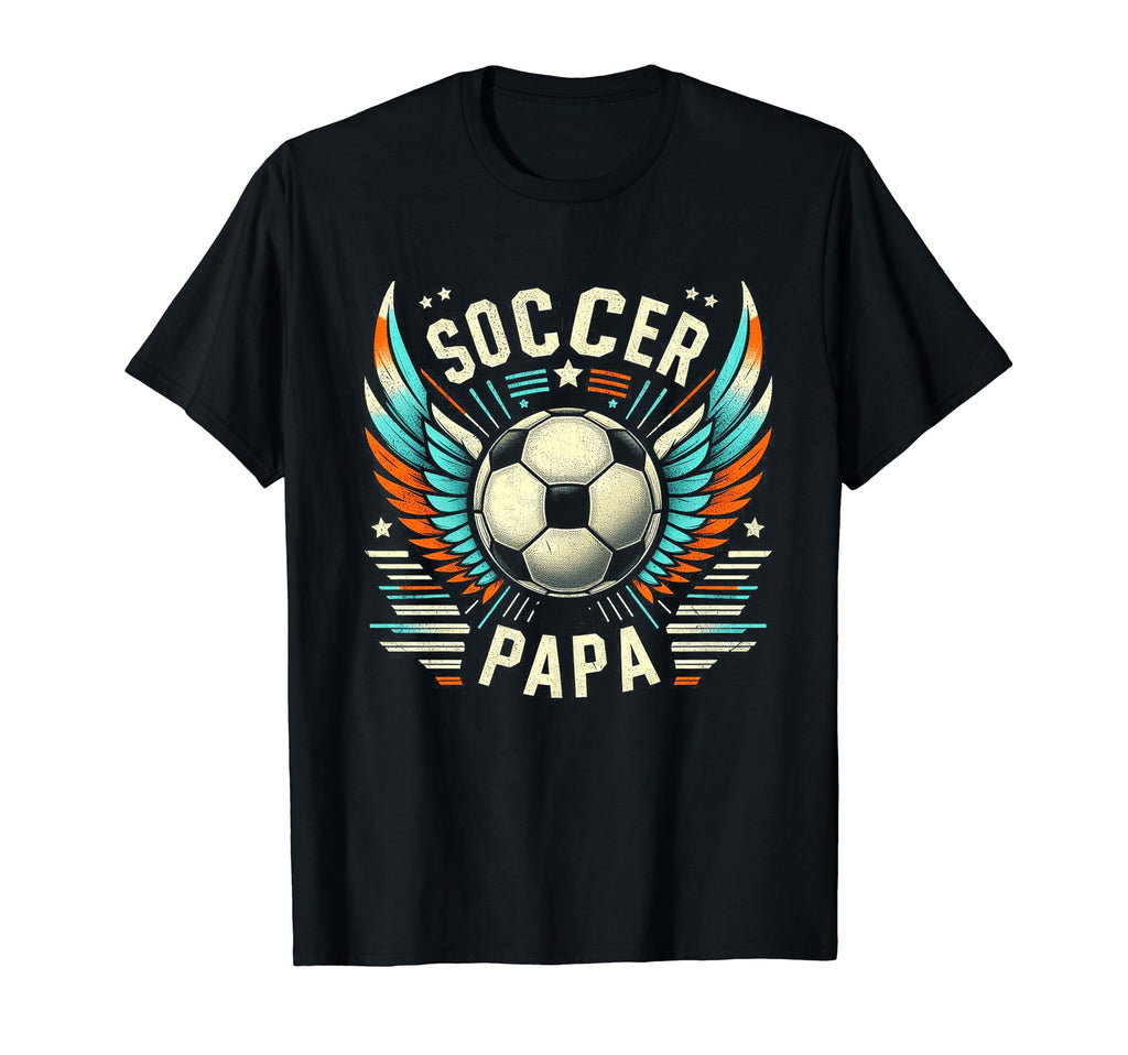 Soccer Papa Family Matching Dad T-Shirt - Fun Novelty Design for Adults - T-Shirt, Sweatshirt, Hoodie