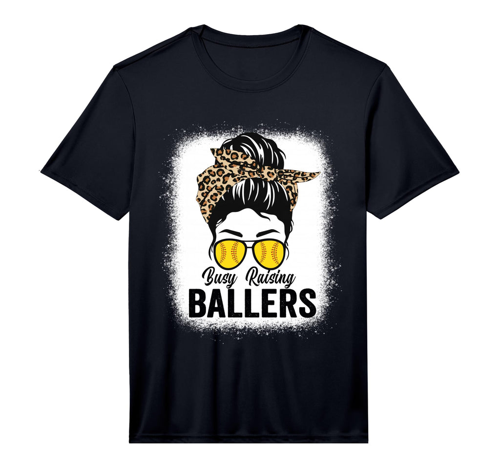 Mens Busy Raising Ballers Softball T-Shirt - Streetwear Style for Adults - T-Shirt, Sweatshirt, Hoodie