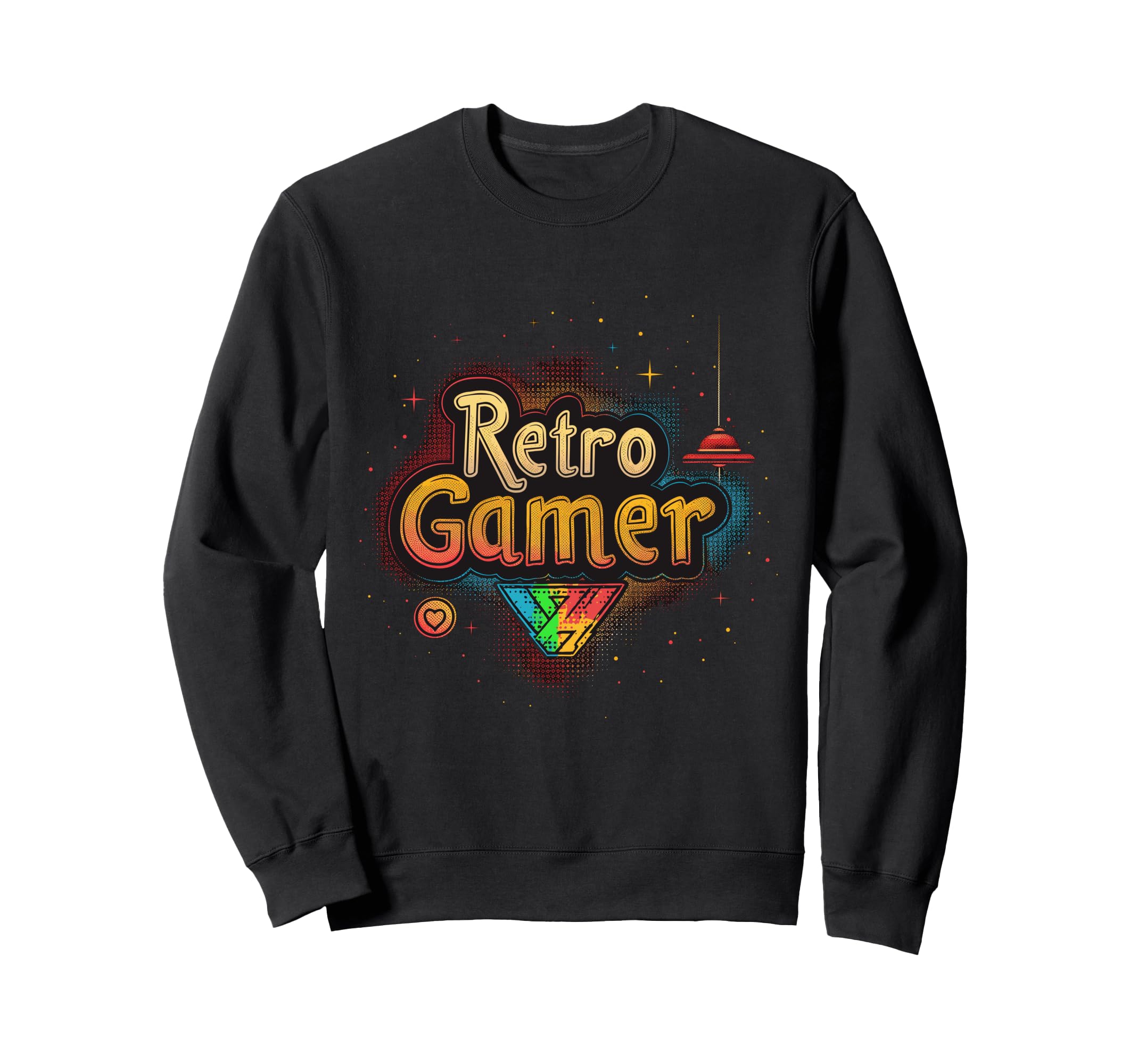 Gamer 80S Arcade Gaming Gift Sweatshirt - Custom Art Print Men Women - T-Shirt, Sweatshirt, Hoodie