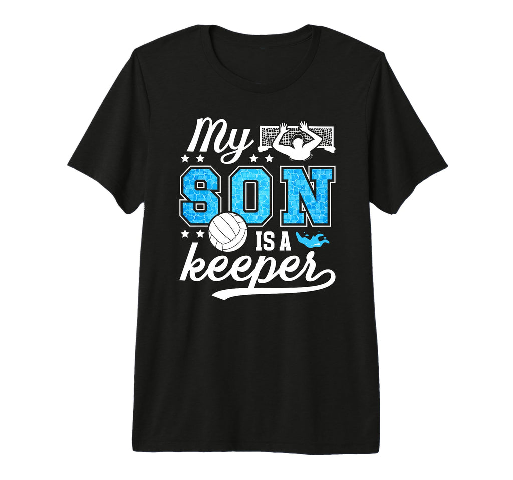 Mens Proud Water Polo Goalie Dad Water T-Shirt - Trendy Graphic Men Women - T-Shirt, Sweatshirt, Hoodie