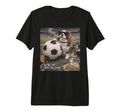 Funny Dog Smoking Sunglasses Soccer T-Shirt - Minimalist Print Men Women - T-Shirt, Sweatshirt, Hoodie