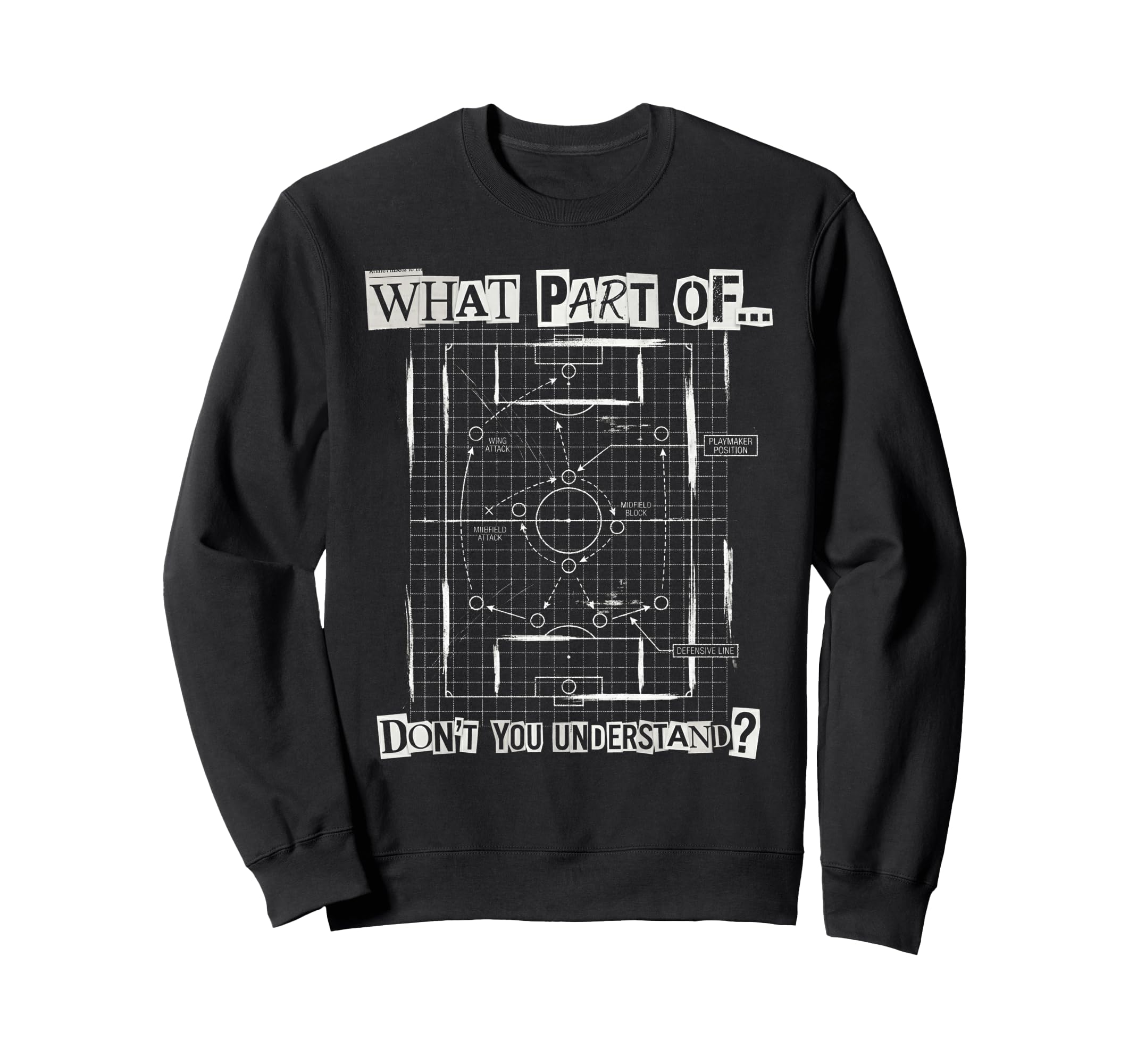 What Part Soccer Tactics Dont You Sweatshirt - Casual Everyday Wear Unisex - T-Shirt, Sweatshirt, Hoodie