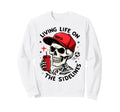 Living Life Sidelines Soccer Mama Sweatshirt - Custom Art Print for Adults - T-Shirt, Sweatshirt, Hoodie