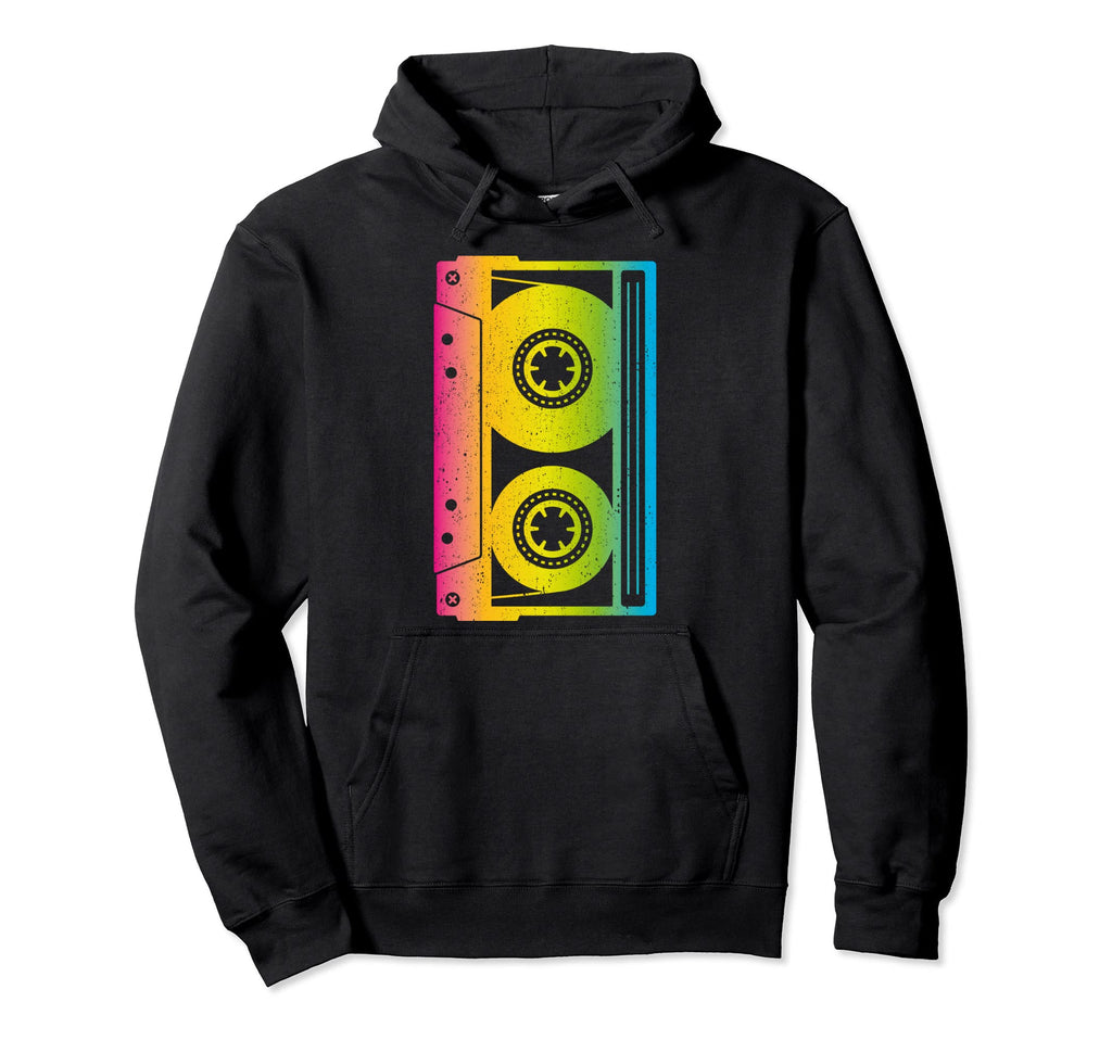 Cassette Tape 80S 90S Funny Halloween Hoodie - Fun Novelty Design Men Women - T-Shirt, Sweatshirt, Hoodie