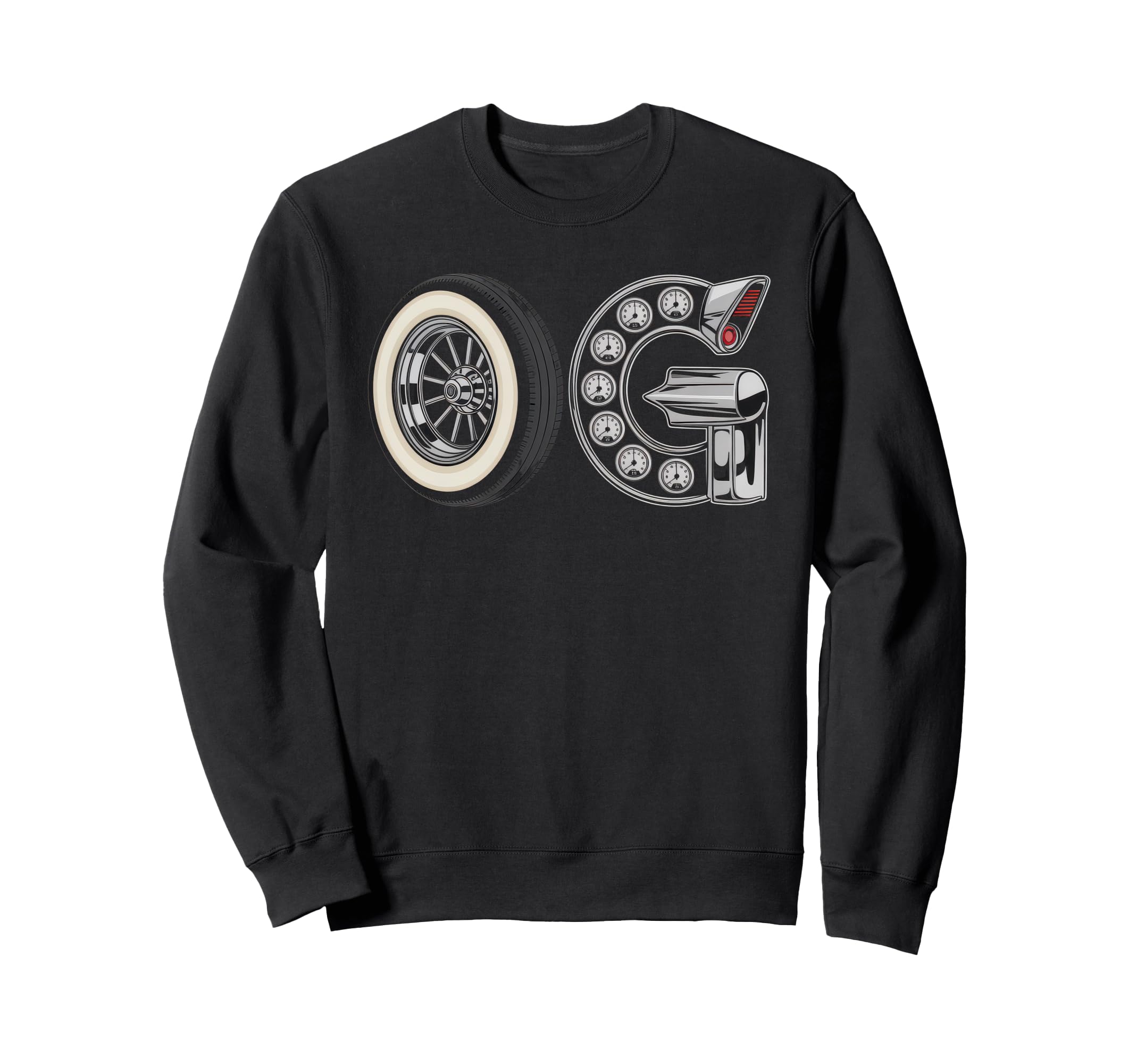 Old School Og Hip Hop Vinyl Cds Sweatshirt - Trendy Graphic for Adults - T-Shirt, Sweatshirt, Hoodie