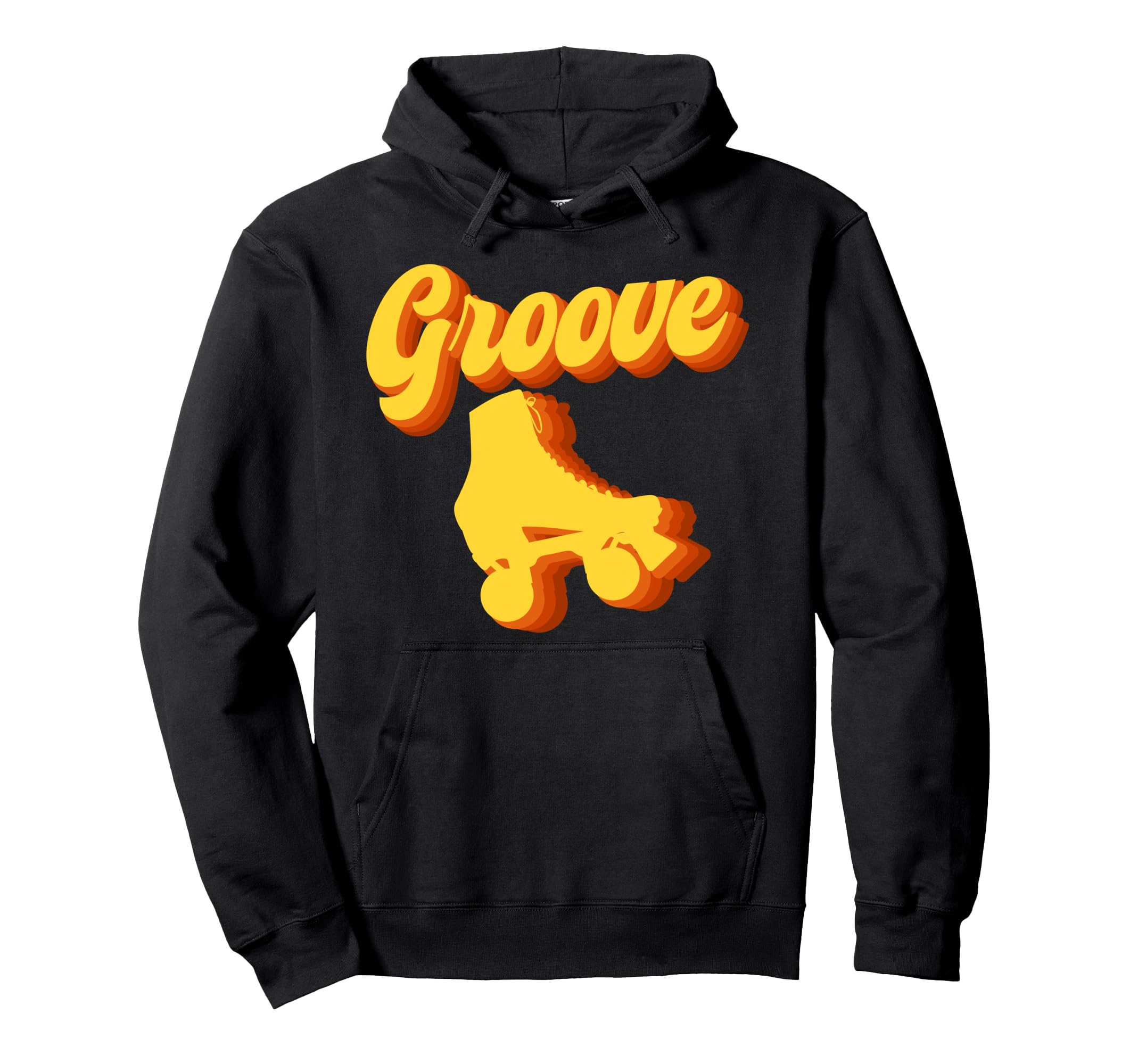 Roller Skating Skate 1970S Groove Hoodie - Casual Everyday Wear Unisex - T-Shirt, Sweatshirt, Hoodie