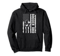 Soccer Dad Usa American Flag Fathers Day Hoodie - Trendy Graphic Men Women - T-Shirt, Sweatshirt, Hoodie