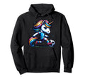 Footballer Unicorn Fans Soccer Team Hoodie - Novelty Apparel for Adults - T-Shirt, Sweatshirt, Hoodie