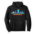 Jacksonville 8 Bit Video Arcade Gamer Hoodie - Trendy Graphic Men Women - T-Shirt, Sweatshirt, Hoodie