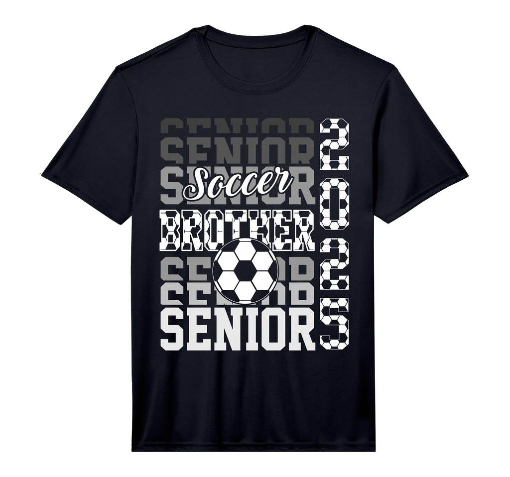 Soccer Senior Brother Class 2025 Senior T-Shirt - Graphic Print for Adults - T-Shirt, Sweatshirt, Hoodie