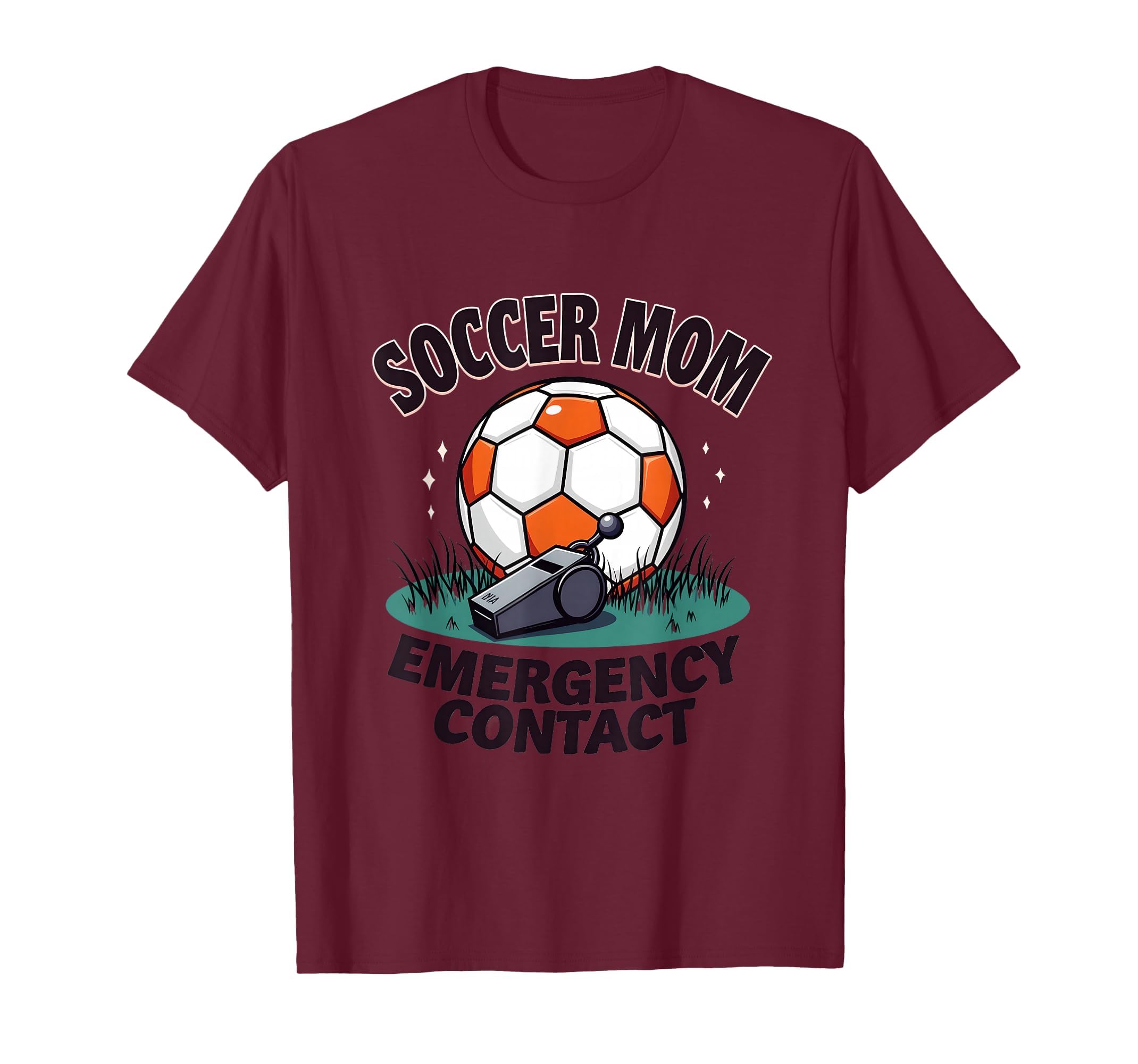 Soccer Mom Emergency Contact T-Shirt - Casual Everyday Wear for Adults - T-Shirt, Sweatshirt, Hoodie
