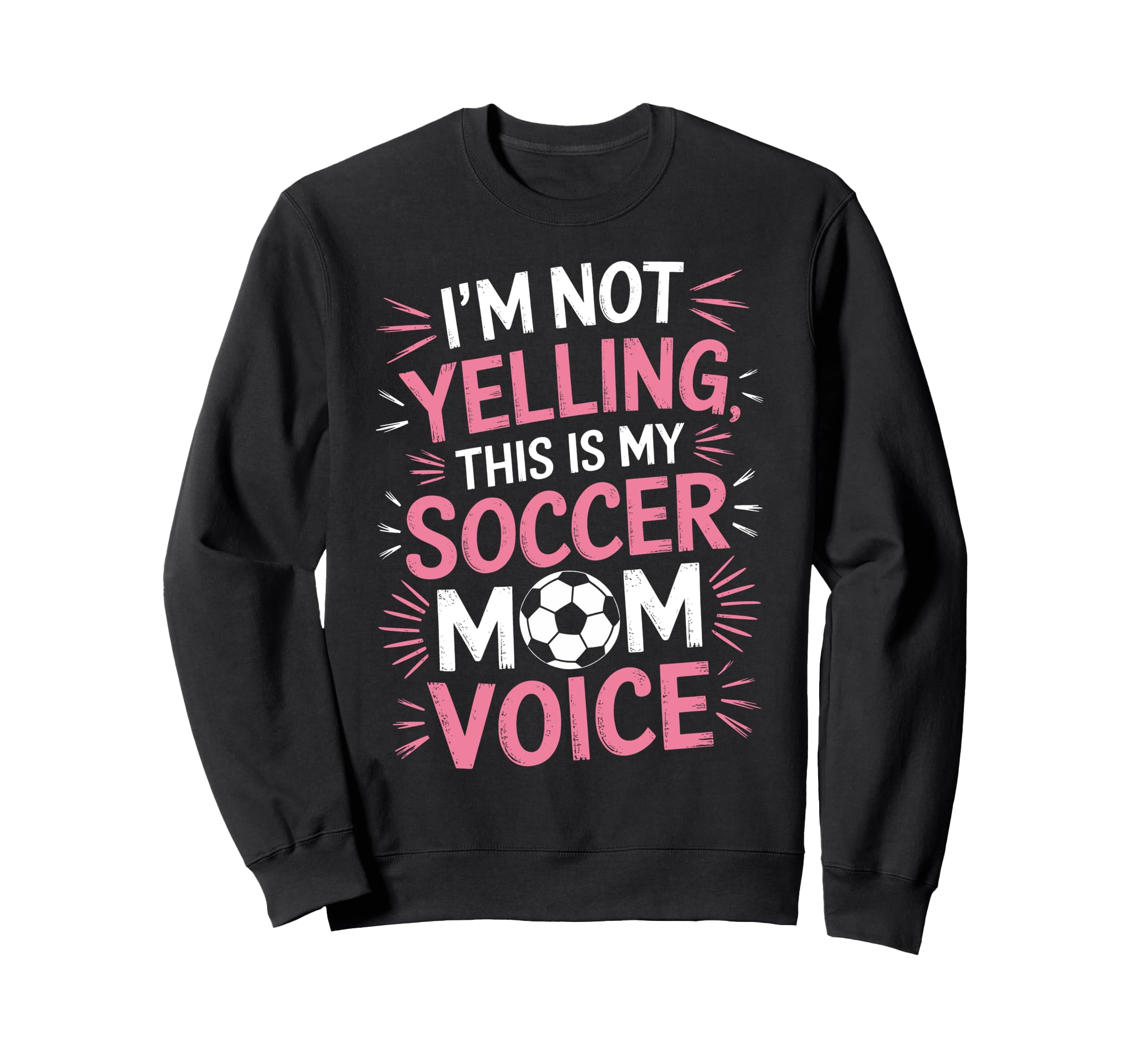 Funny Soccer Players Soccer Mom Hoodie - Fun Novelty Design for Adults - T-Shirt, Sweatshirt, Hoodie