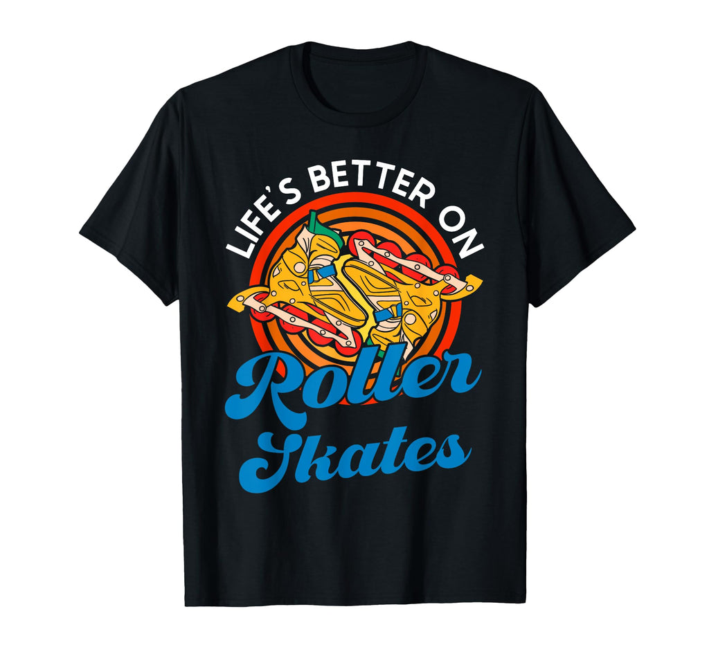 Roller Skating Skate 1970S Inline T-Shirt - Novelty Apparel for Adults - T-Shirt, Sweatshirt, Hoodie