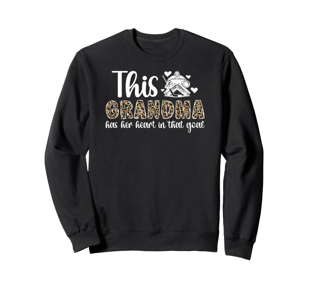 Proud Hockey Goalie Grandma Sweatshirt - Minimalist Print for Adults - T-Shirt, Sweatshirt, Hoodie
