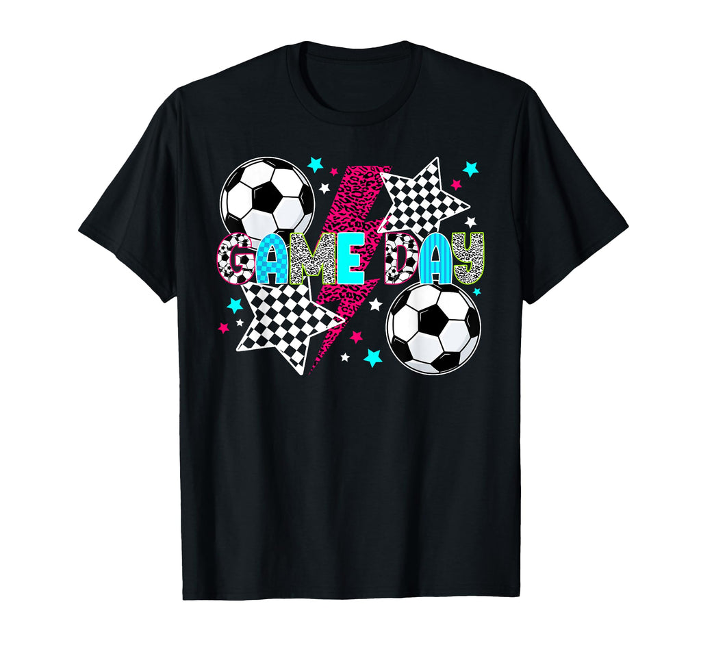 Game Day Soccer Preppy Soccer Game Day T-Shirt - Custom Art Print Unisex - T-Shirt, Sweatshirt, Hoodie
