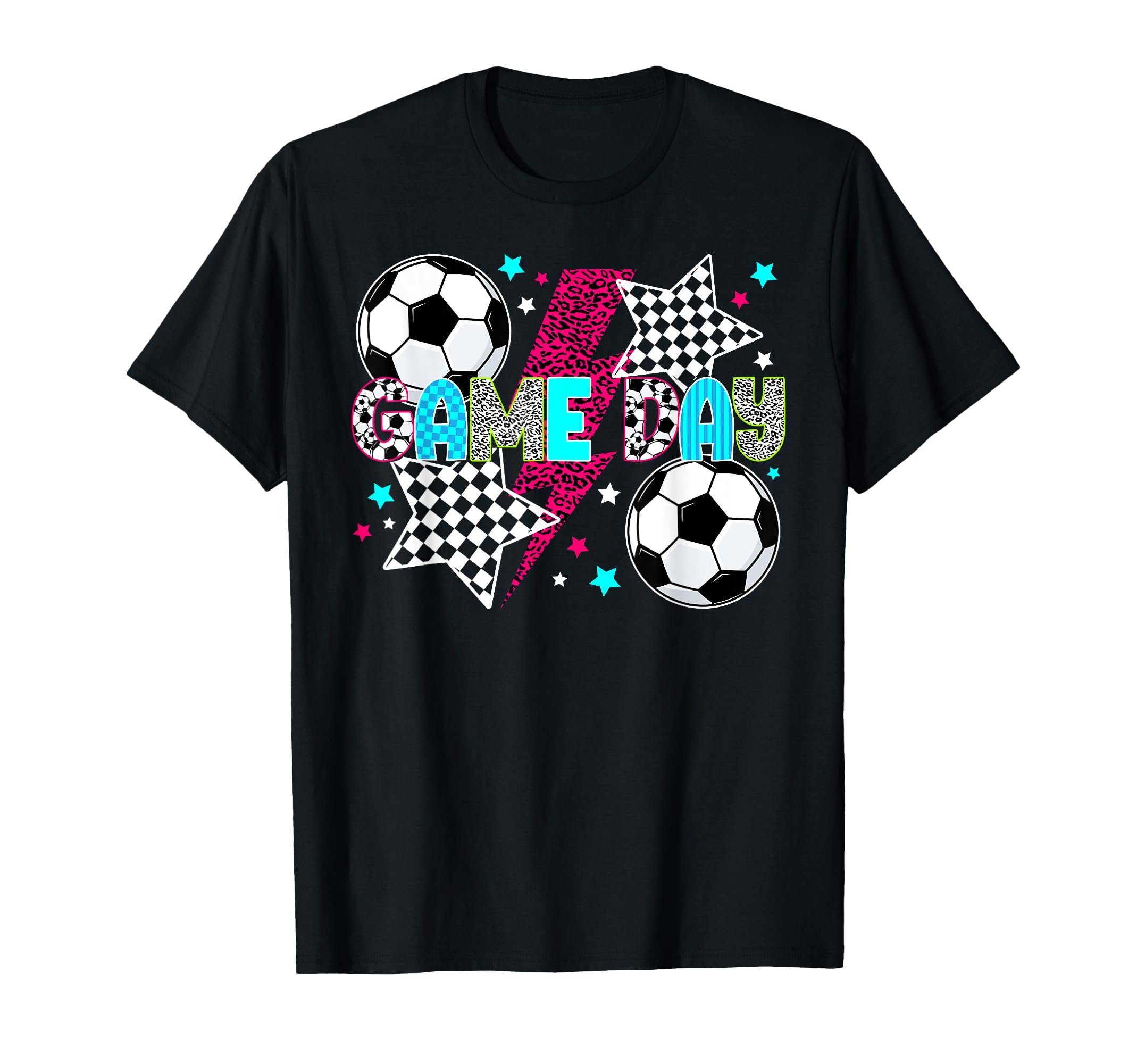 Game Day Soccer Preppy Soccer Game Day T-Shirt - Custom Art Print Unisex - T-Shirt, Sweatshirt, Hoodie
