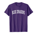 Blue Dragons Mascot Athletic Sports Name T-Shirt - Graphic Print Unisex - T-Shirt, Sweatshirt, Hoodie