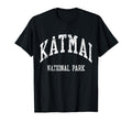 Katmai National Park 70S College T-Shirt - Minimalist Print Men Women - T-Shirt, Sweatshirt, Hoodie