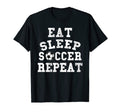 Eat Sleep Soccer Repeat T-Shirt - Aesthetic Graphic for Adults - T-Shirt, Sweatshirt, Hoodie