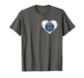 Paris Saint German Heart Flag World Futbol T-Shirt - Unique Graphic Unisex - T-Shirt, Sweatshirt, Hoodie