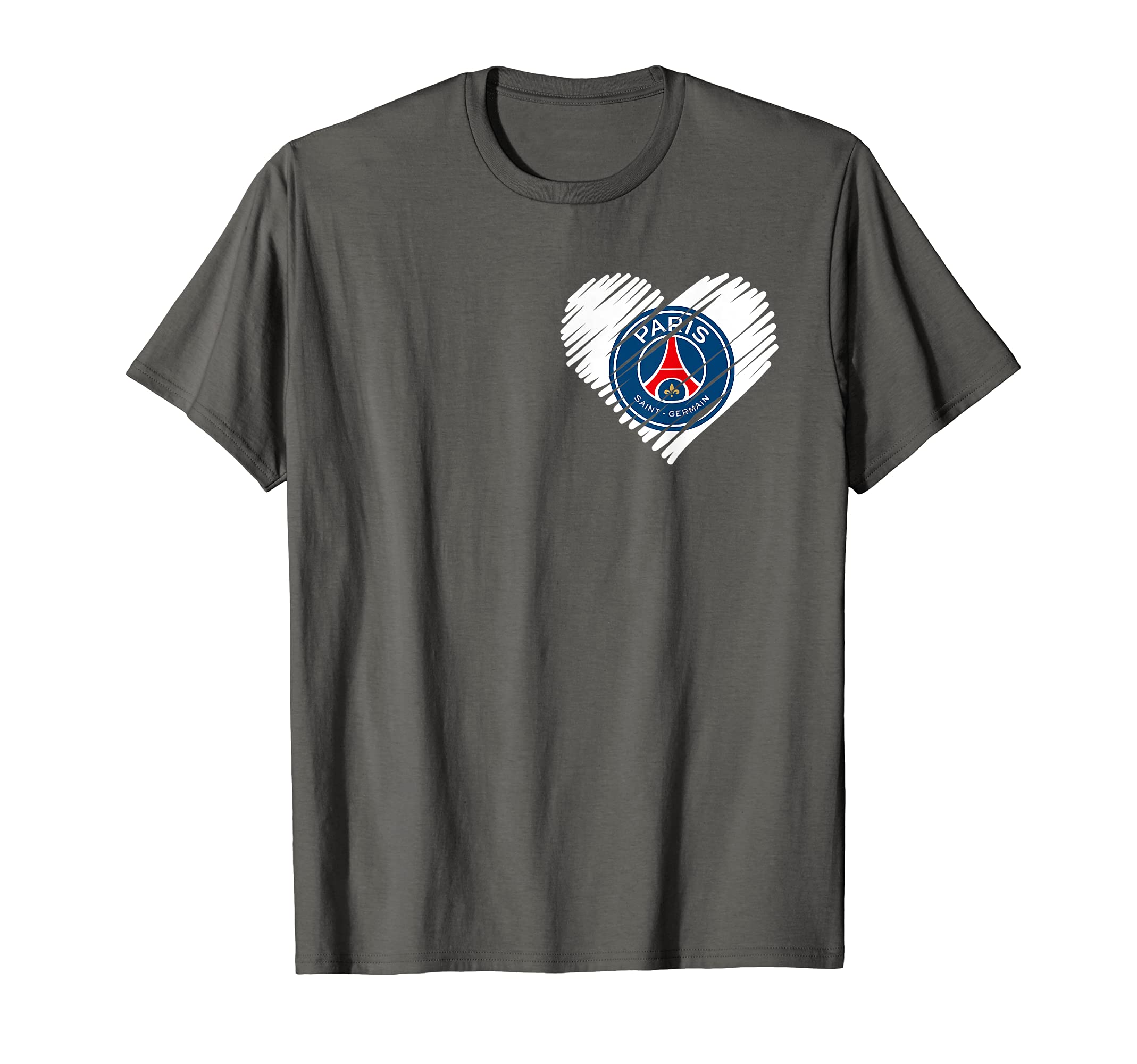 Paris Saint German Heart Flag World Futbol T-Shirt - Unique Graphic Unisex - T-Shirt, Sweatshirt, Hoodie