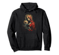 Mary Jesus Distressed 90S Goth Grunge Hoodie - Trendy Graphic for Adults - T-Shirt, Sweatshirt, Hoodie