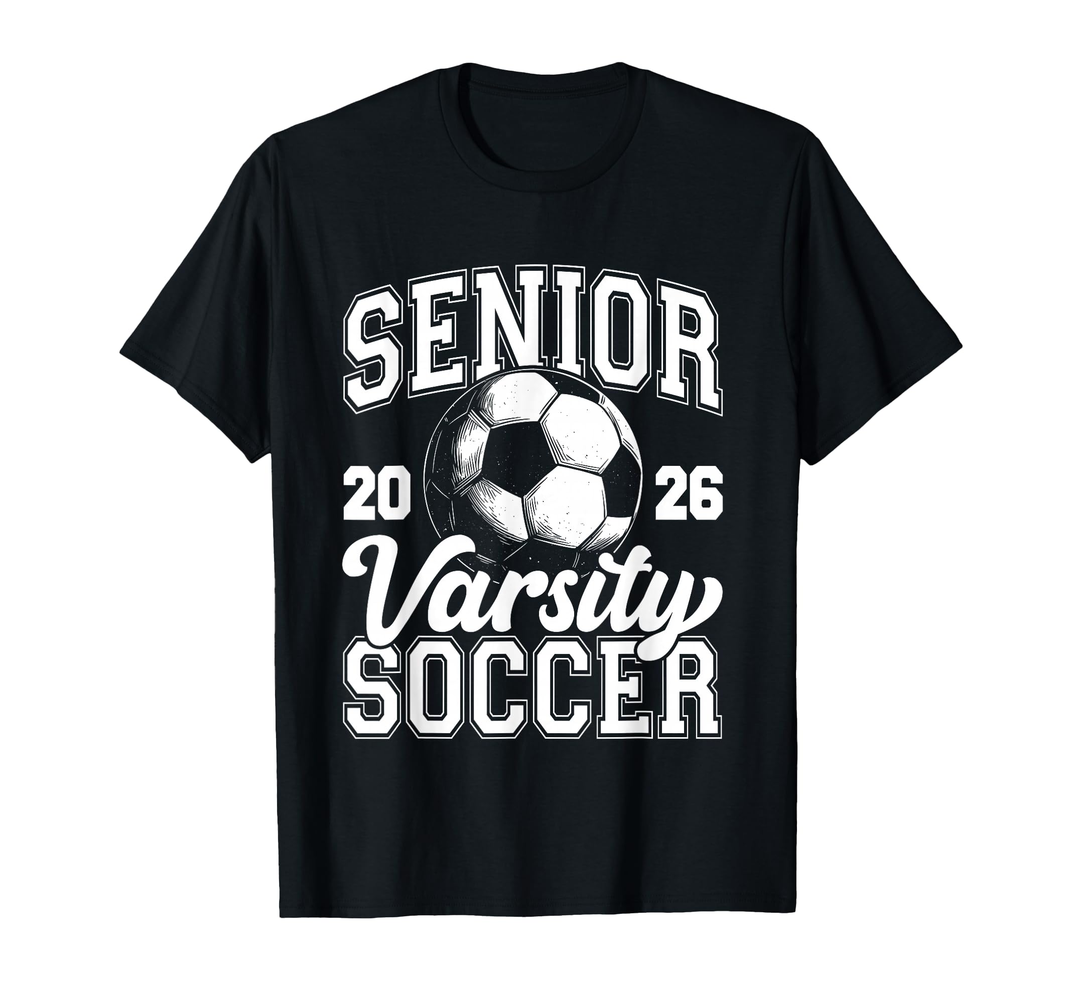 Soccer Senior Class 2026 High School T-Shirt - Custom Art Print Unisex - T-Shirt, Sweatshirt, Hoodie