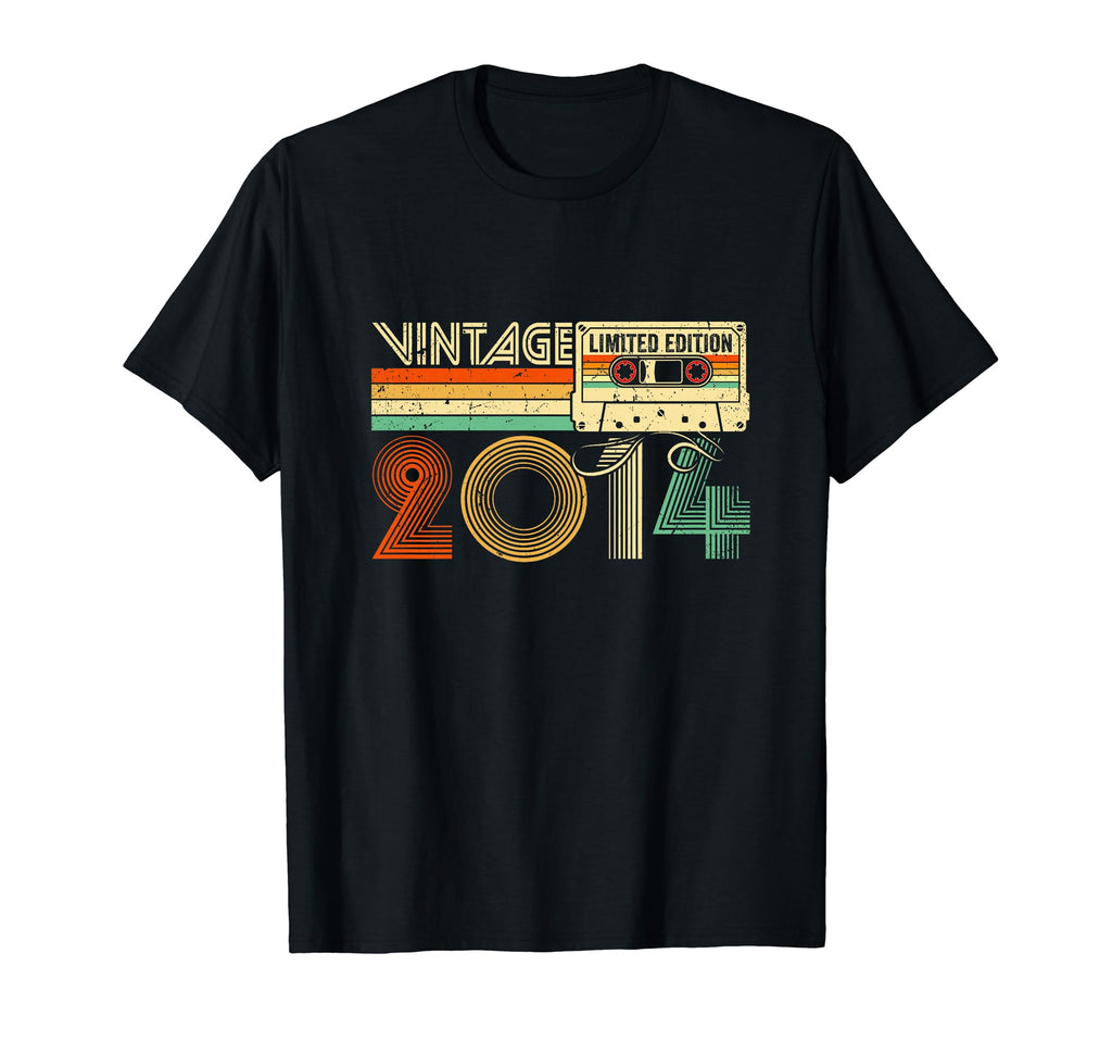 2014 10 Years Old Cassette Tape 10Th T-Shirt - Novelty Apparel for Adults - T-Shirt, Sweatshirt, Hoodie