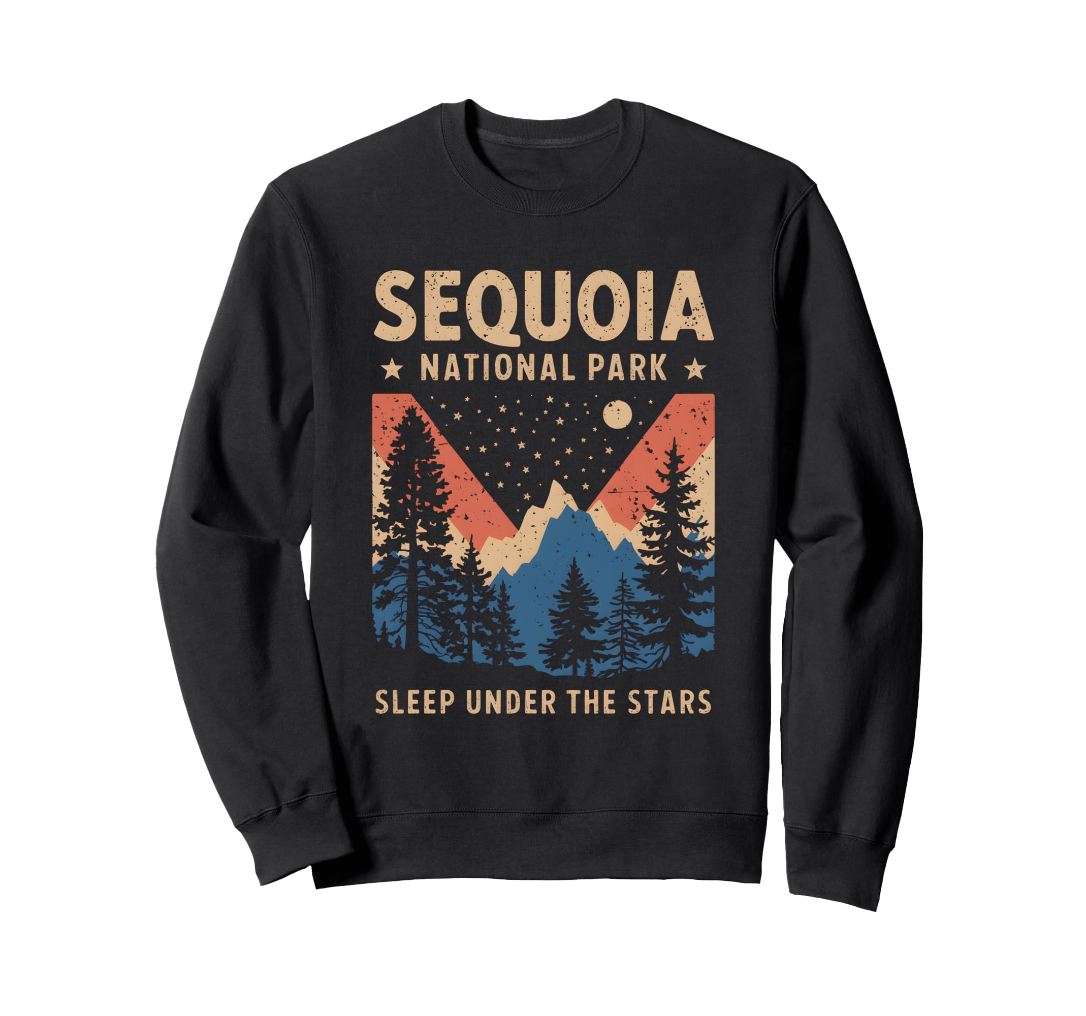 Sequoia National Park Nightlife Sweatshirt - Unique Graphic Unisex - T-Shirt, Sweatshirt, Hoodie