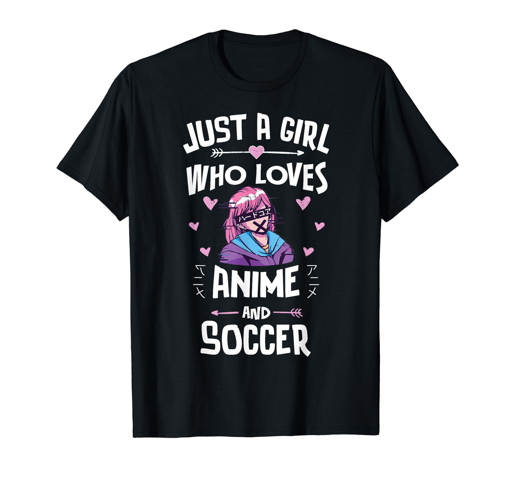 Anime And Soccer Present Teen T-Shirt - Aesthetic Graphic Men Women - T-Shirt, Sweatshirt, Hoodie