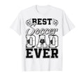Best Soccer Dad Ever Daddy Happy T-Shirt - Custom Art Print Men Women - T-Shirt, Sweatshirt, Hoodie