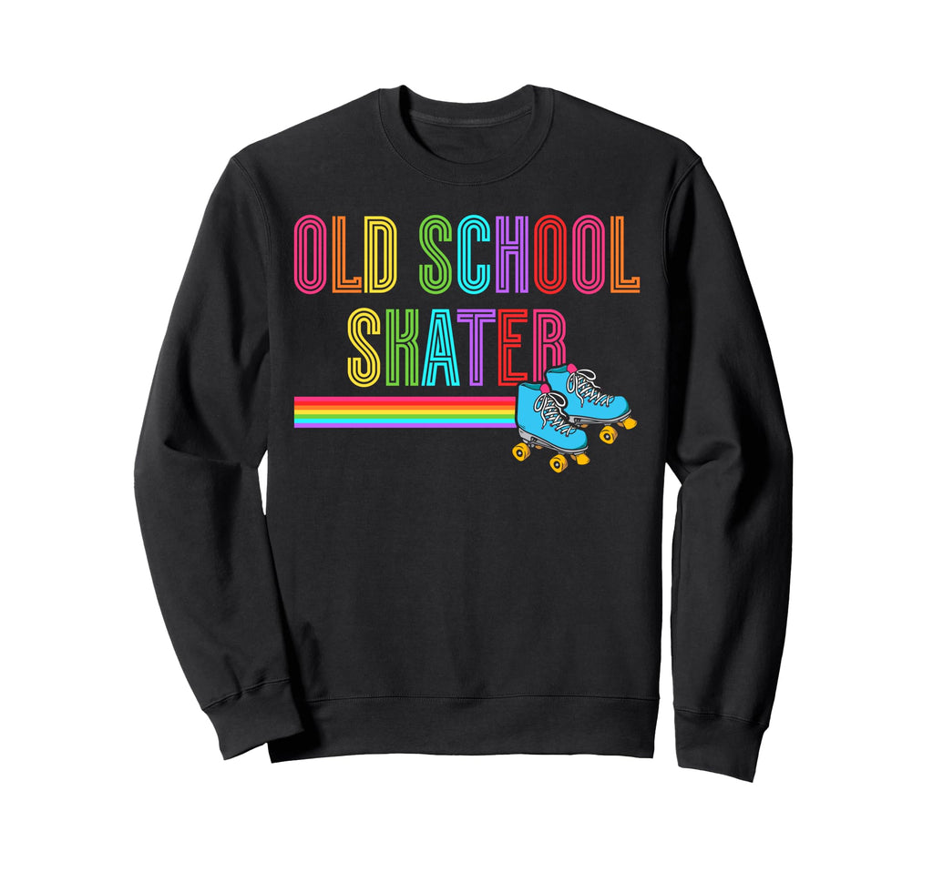 Roller Skating Skate 1970S Old School Sweatshirt - Graphic Print Men Women - T-Shirt, Sweatshirt, Hoodie