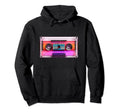 Cassette Tape Tees Short Hoodie - Novelty Apparel Unisex - T-Shirt, Sweatshirt, Hoodie