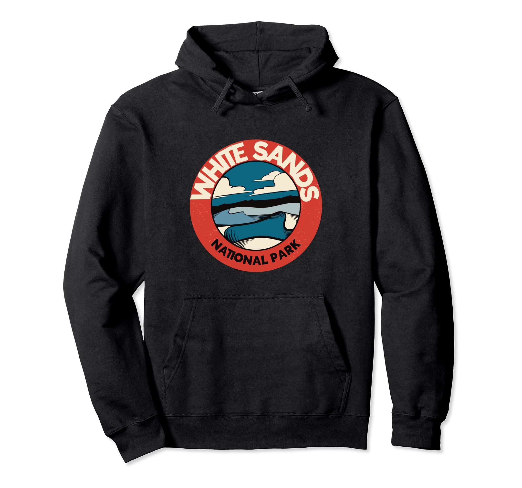 White Sands National Park Hoodie - Minimalist Print Men Women - T-Shirt, Sweatshirt, Hoodie