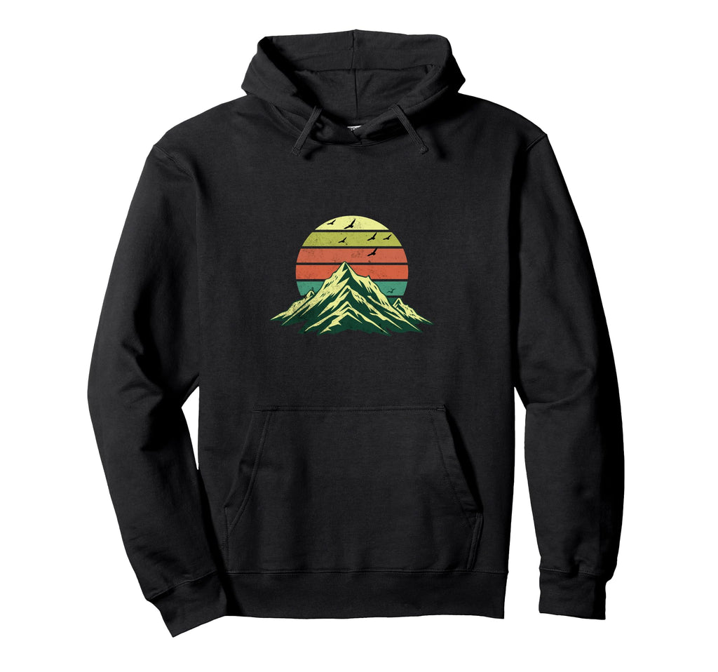 Outdoor Camping Mountains Camper Hiker Hoodie - Graphic Print for Adults - T-Shirt, Sweatshirt, Hoodie