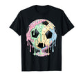 Soccer Ball Ice Cream Drip Soccer T-Shirt - Casual Everyday Wear Men Women - T-Shirt, Sweatshirt, Hoodie