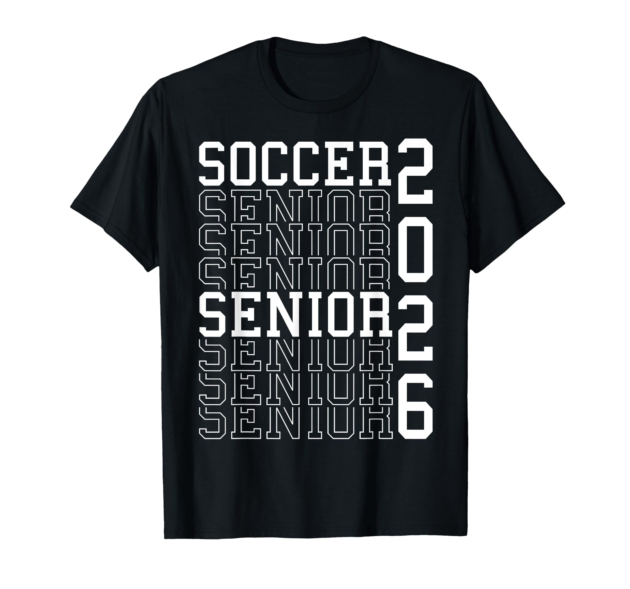 Soccer Senior Night Soccer Senior 2026 T-Shirt - Minimalist Print Unisex - T-Shirt, Sweatshirt, Hoodie