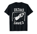 Christian Jesus Saves Soccer T-Shirt - Casual Everyday Wear for Adults - T-Shirt, Sweatshirt, Hoodie