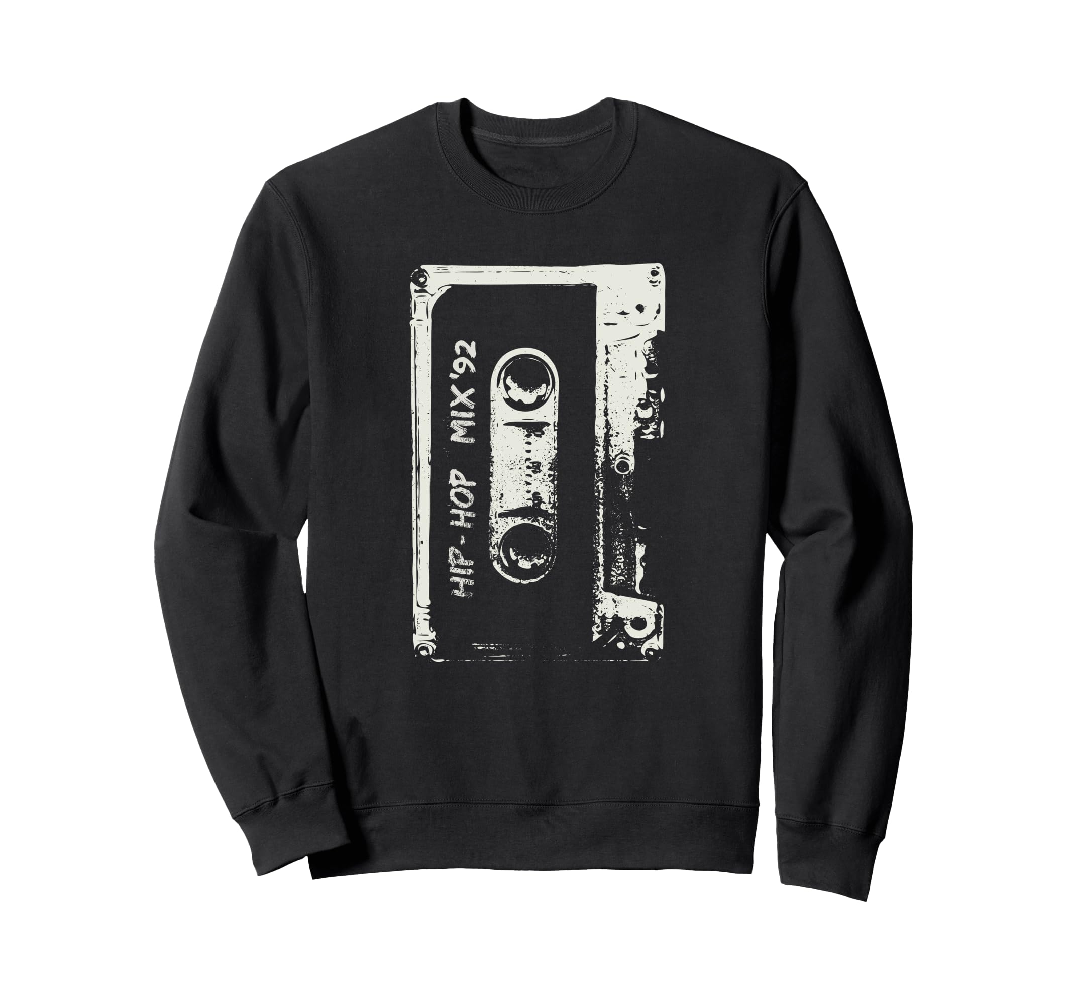 Hip Hop Rap Mixtape Cassette Dj Sweatshirt - Custom Art Print for Adults - T-Shirt, Sweatshirt, Hoodie