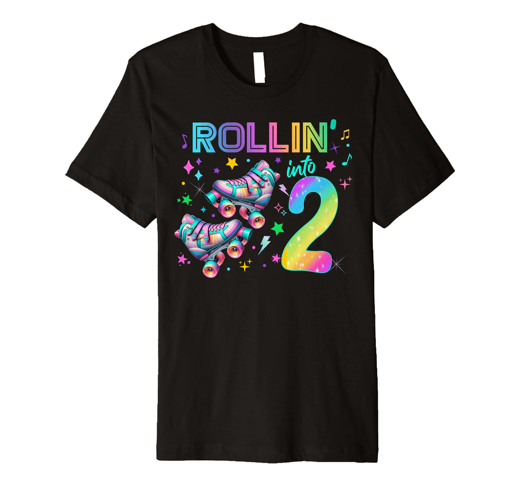 Roller Skates Birthday Outfit T-Shirt - Trendy Graphic Unisex - T-Shirt, Sweatshirt, Hoodie