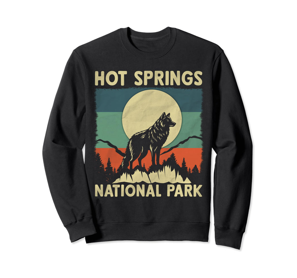 Wolf Hot Springs National Park Sweatshirt - Novelty Apparel Unisex - T-Shirt, Sweatshirt, Hoodie