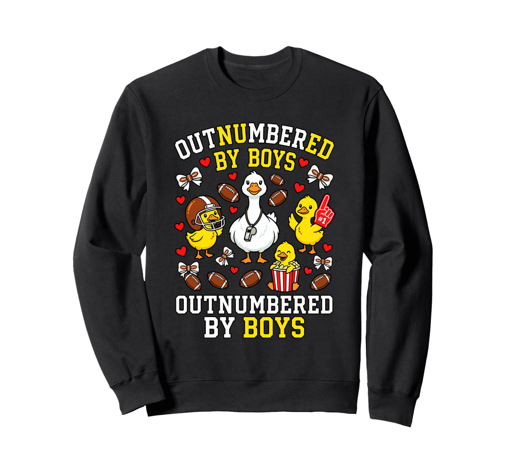 Outnumbered Ducklings Football Soccer Sweatshirt - Novelty Apparel Unisex - T-Shirt, Sweatshirt, Hoodie